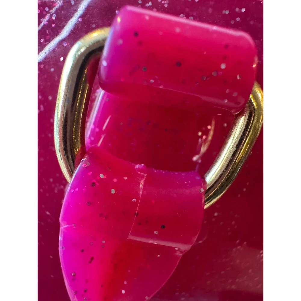 Sparkle Cate Jelly‎ Purse Pink Glitter Mini Handbag Carrying Kind